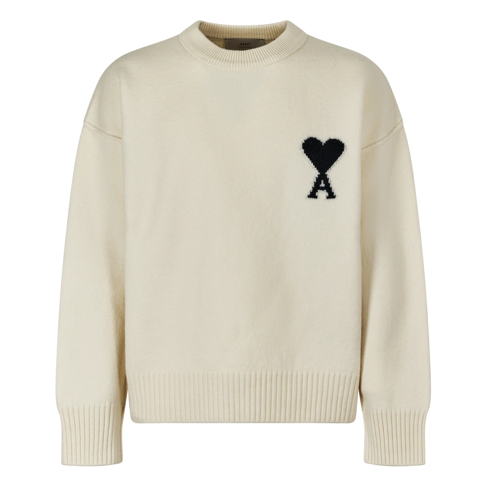 Knitwear > Round-neck Knitwear - - Ami Paris - Modalova