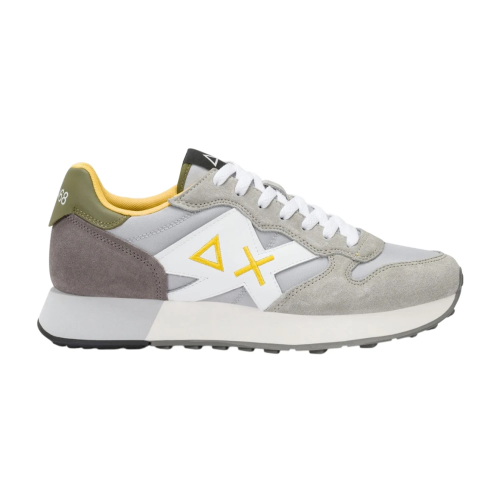 Sun68 Gray Sneakers, Male, 12 Uk, Jaki 2.0 Solid