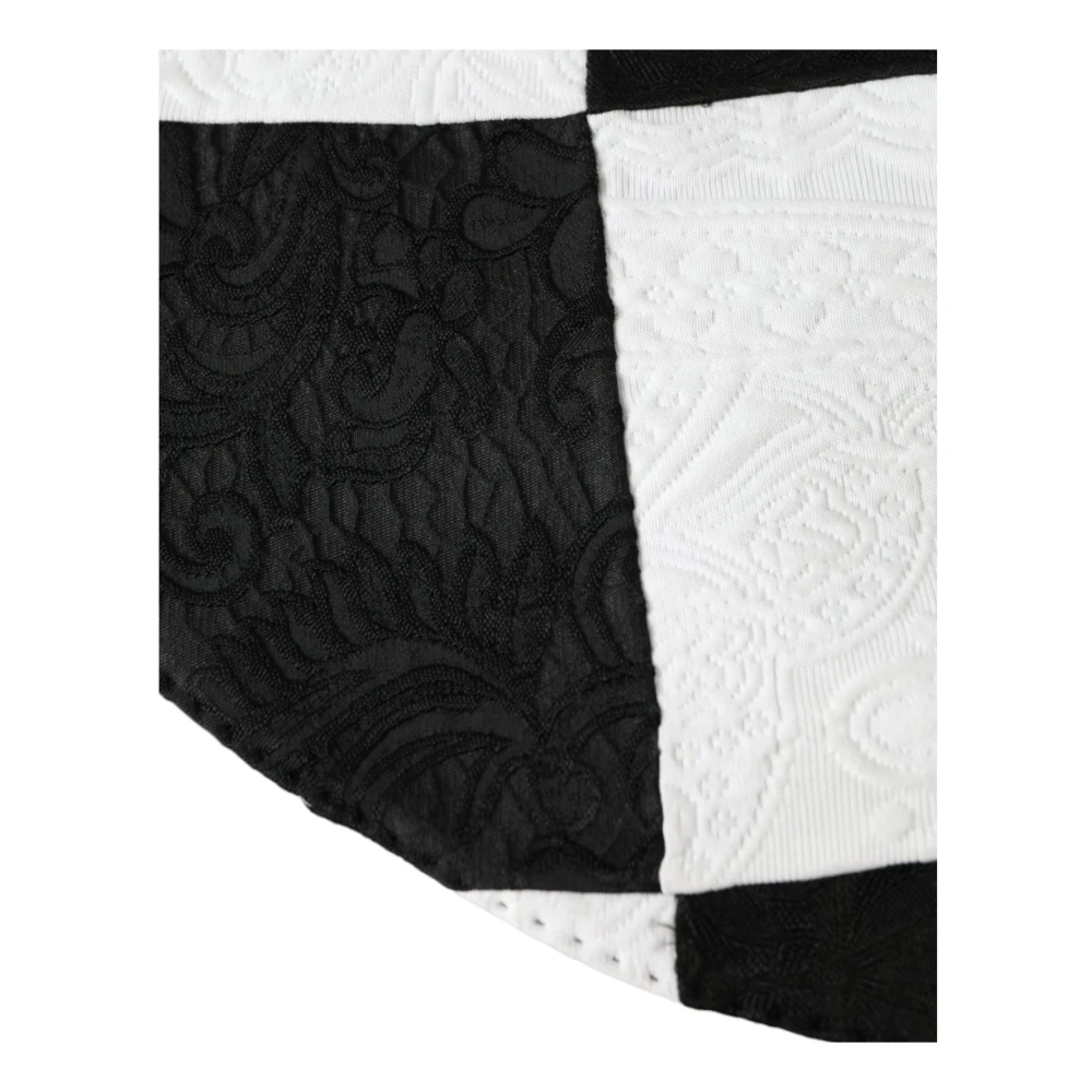 Dolce & Gabbana Geruite brede rand zonnehoed Multicolor Dames