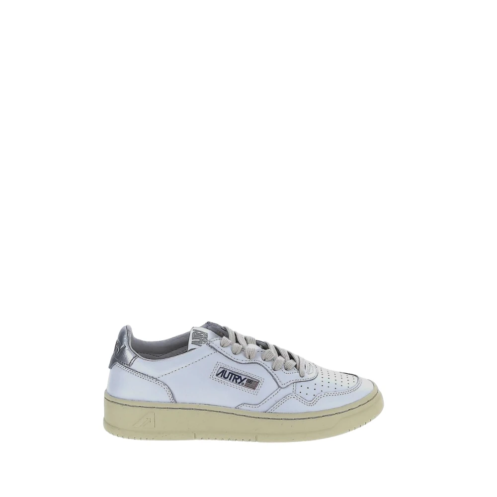 Autry , Sneakers, Female, White, 8 Uk, Low Leather Trainers