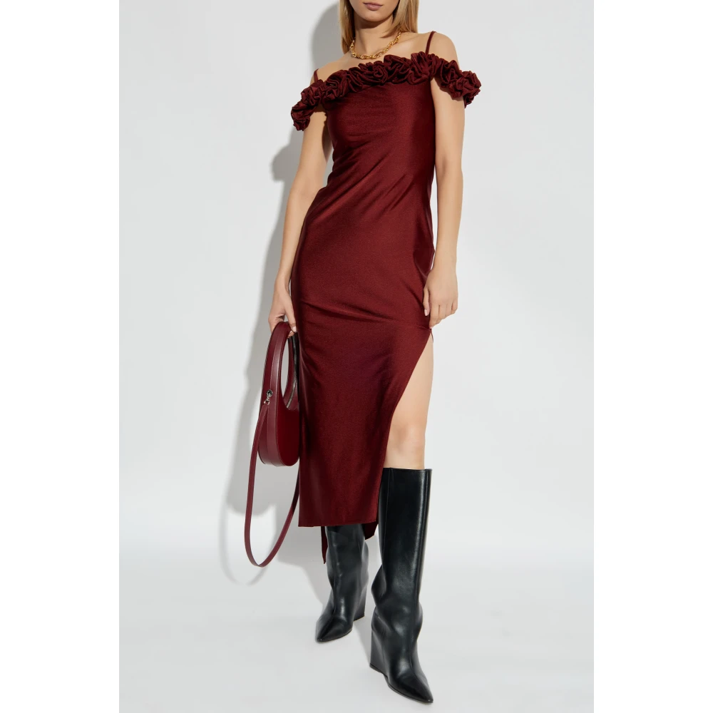 Coperni Jurk met bandjes Red Dames