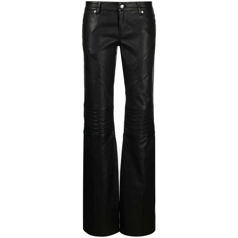 Witte leren best sale broek dames