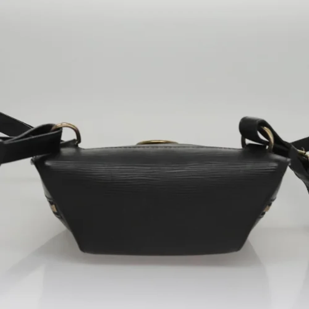 Louis Vuitton Vintage Pre-owned Leather backpacks Black Dames