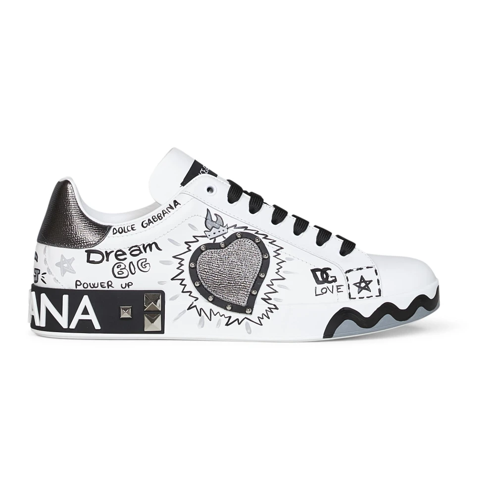 Dolce & Gabbana White Sneakers, Male, 10 Uk, Trainers
