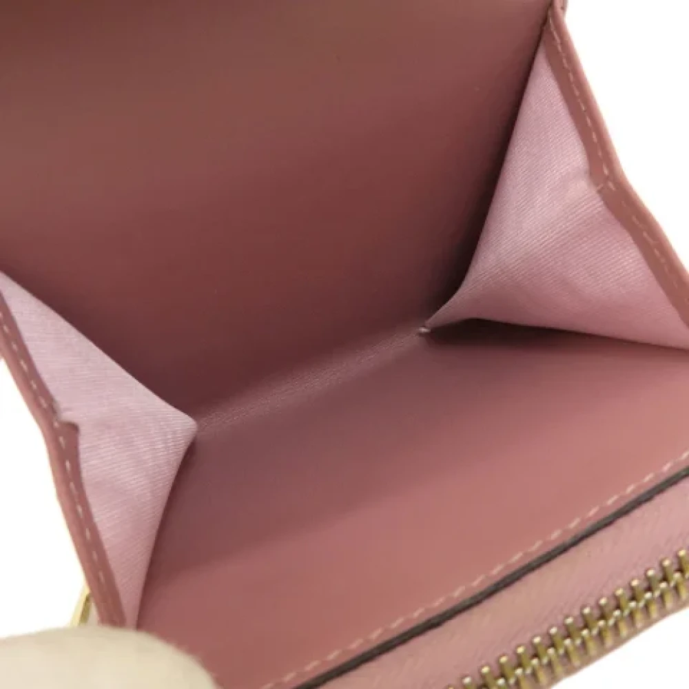 Valentino Vintage Pre-owned Leather wallets Pink Dames