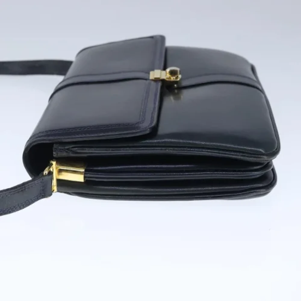 Bally Pre-owned Leather shoulder-bags Blue Dames