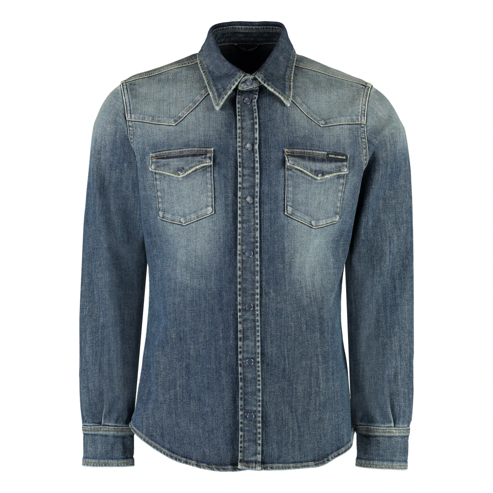 Shirts > Denim Shirts - - Dolce & Gabbana - Modalova
