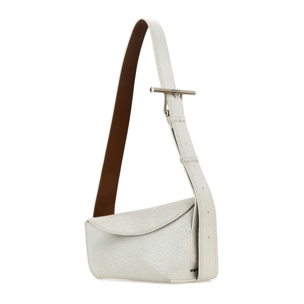 alexander mcqueen Witte leren Crossbody tas White Dames