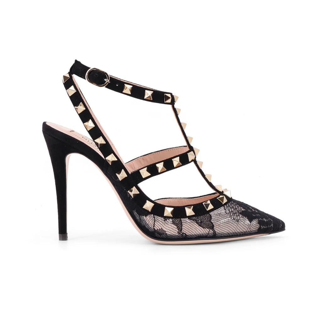 Valentino Garavani Women's Black Pumps, 8 Uk, Rockstud Pumps