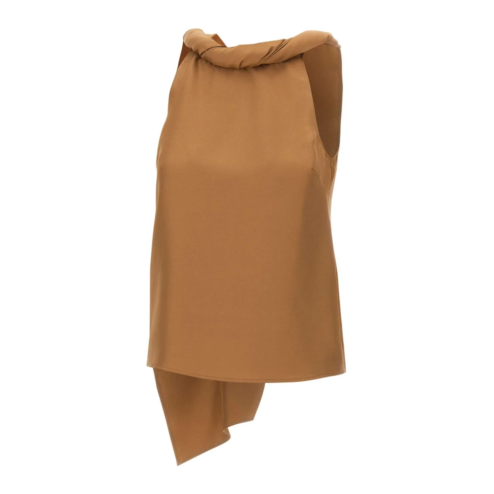 Loulou Studio Women's Brown Wilma Top