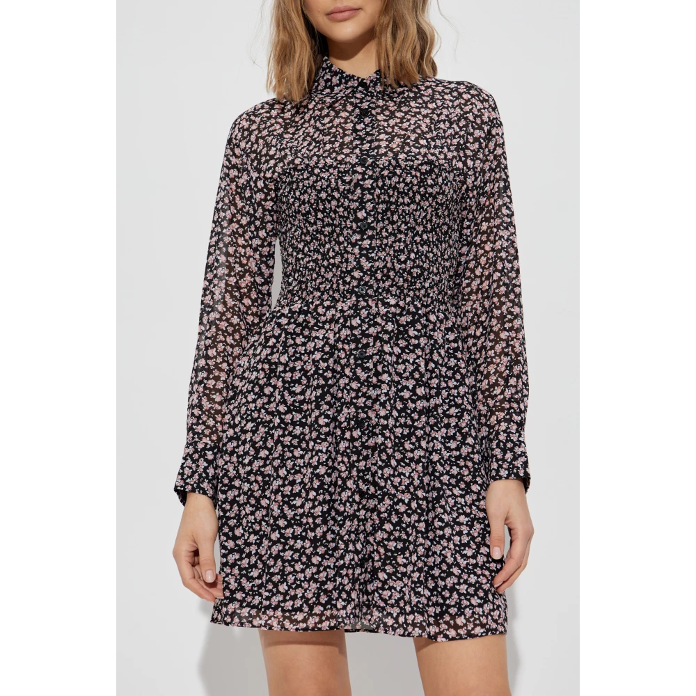 Michael Kors Jurk met bloemenpatroon Black Dames