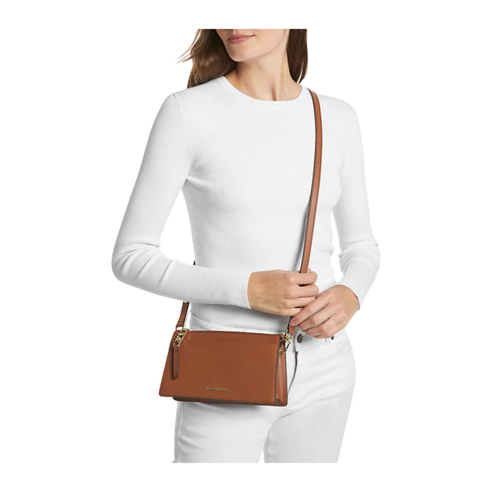 Michael Kors Omzetbare Crossbody Tas voor Reizen Brown Dames