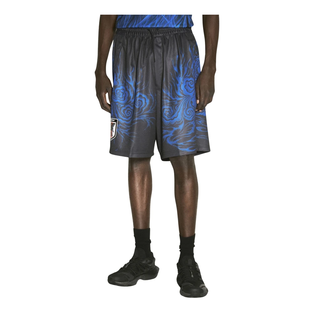 Y-3 Grafische Logo Print Shorts Multicolor Heren