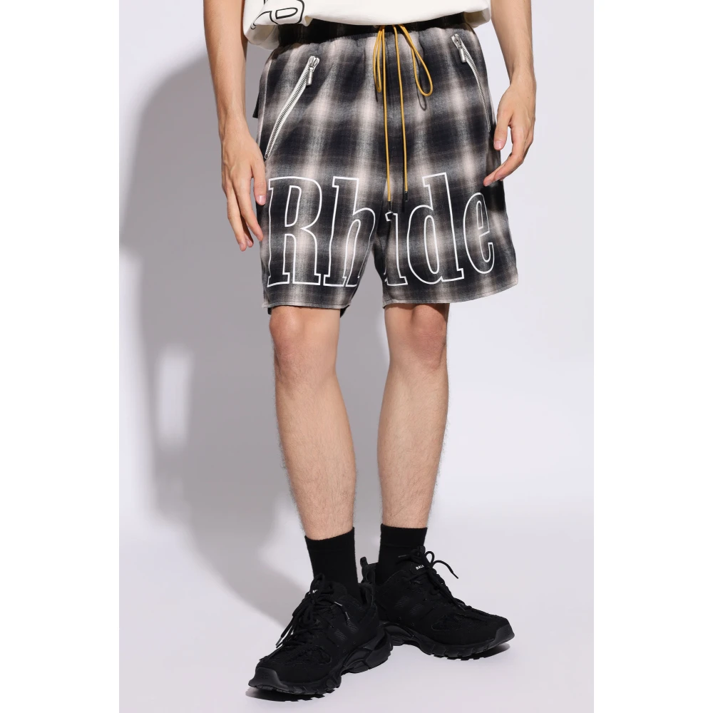 Rhude Logo Shorts Multicolor Heren