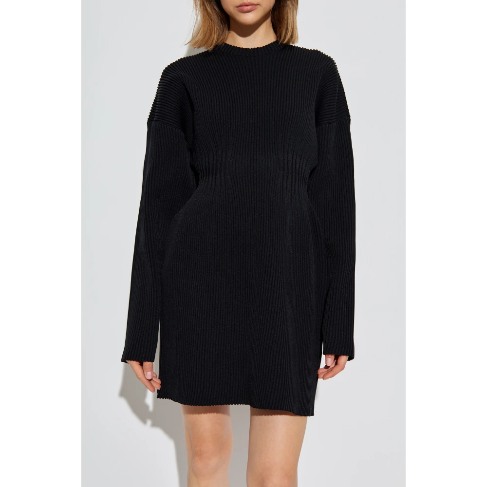 Balenciaga Gestreepte jurk Black Dames