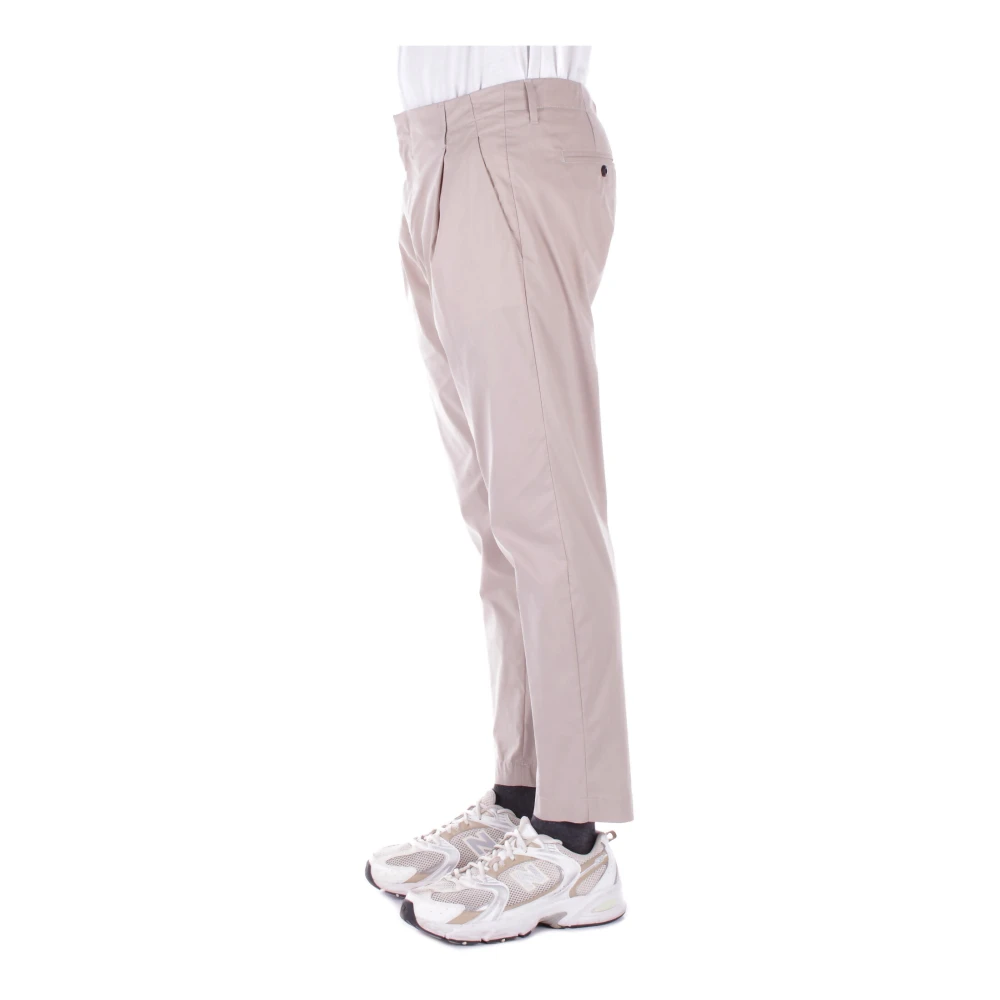 Dondup Beige Broek met Rits Sluiting Beige Heren