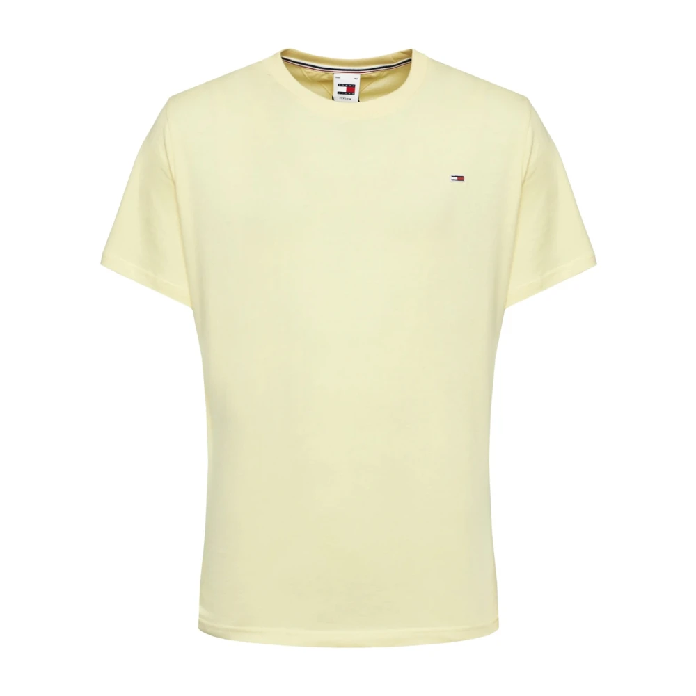 Tommy Jeans T-Shirts Yellow Heren