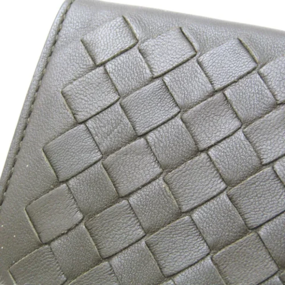 Bottega Veneta Vintage Pre-owned Leather wallets Green Dames
