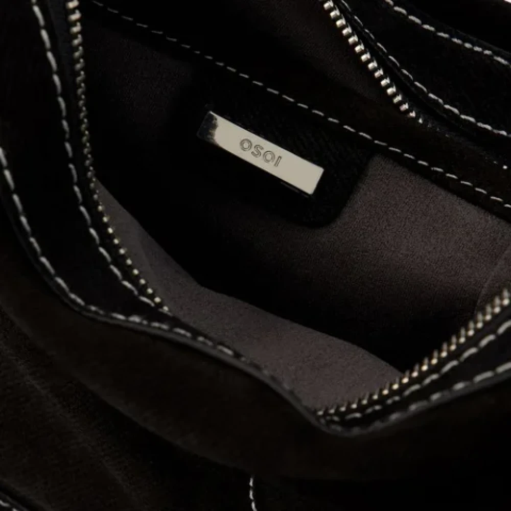Osoi Leather handbags Black Dames