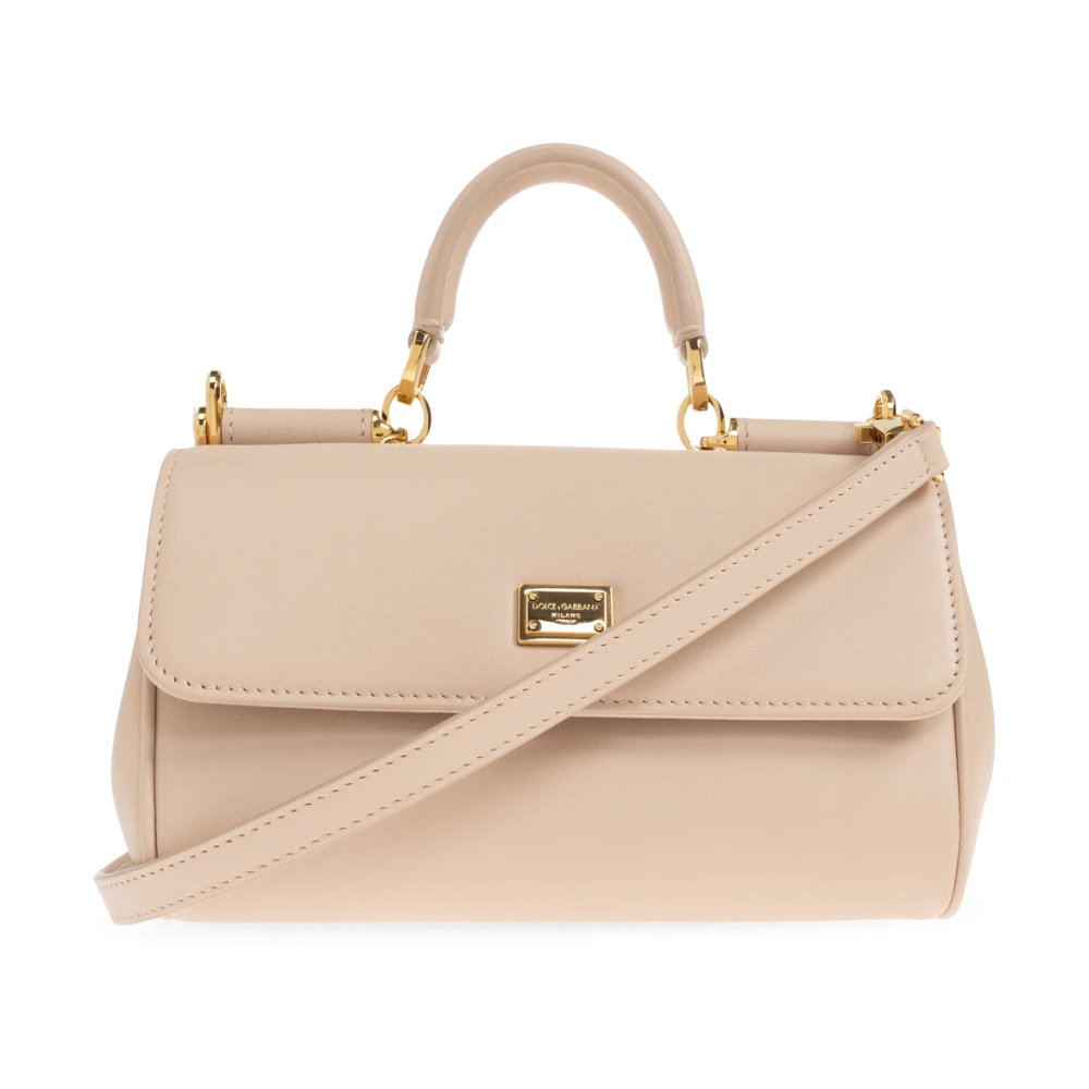Dolce & Gabbana , Handbags, Female, Beige, One Size, My Sicily Handbag