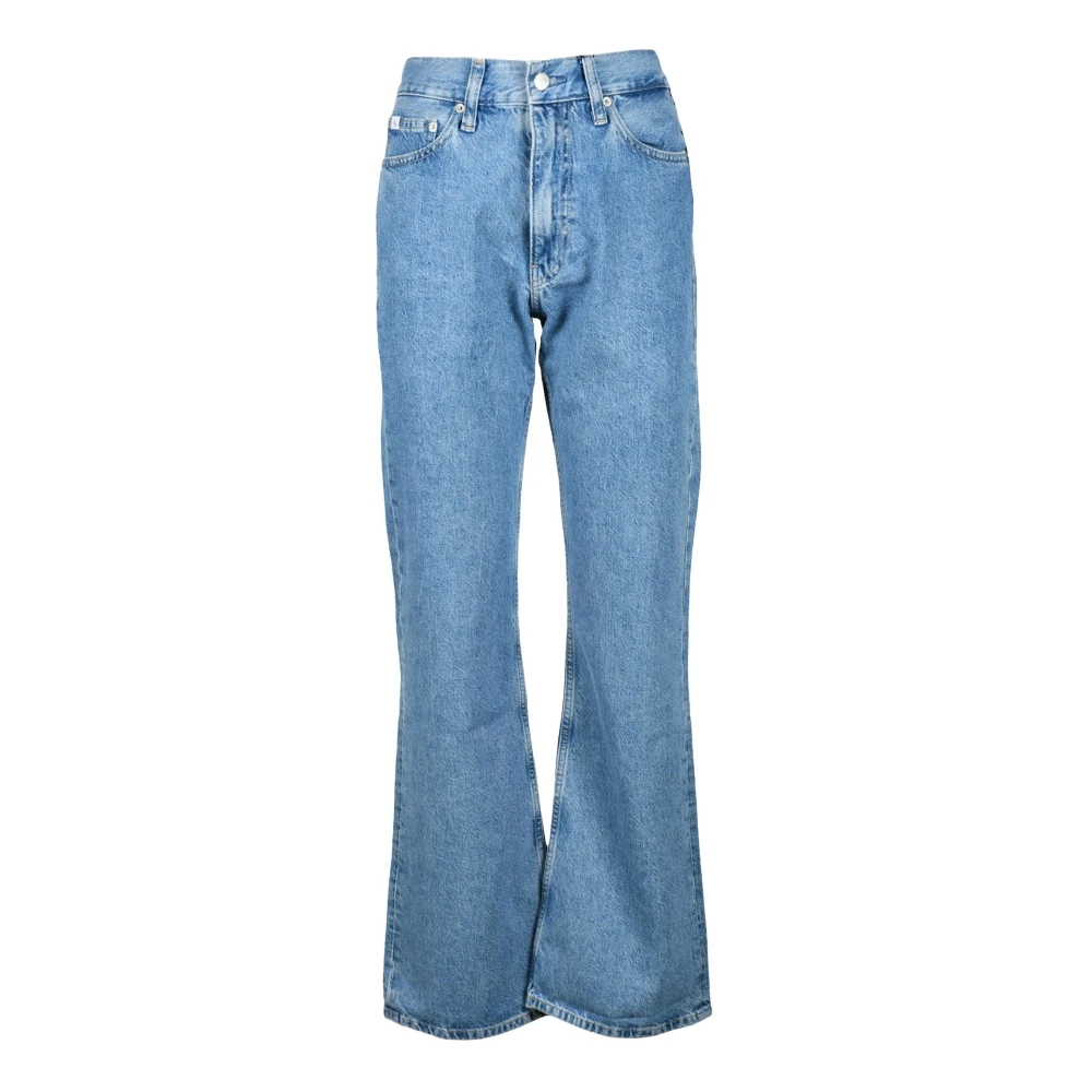 Calvin Klein Jeans Katoenen Jeans Blue Dames