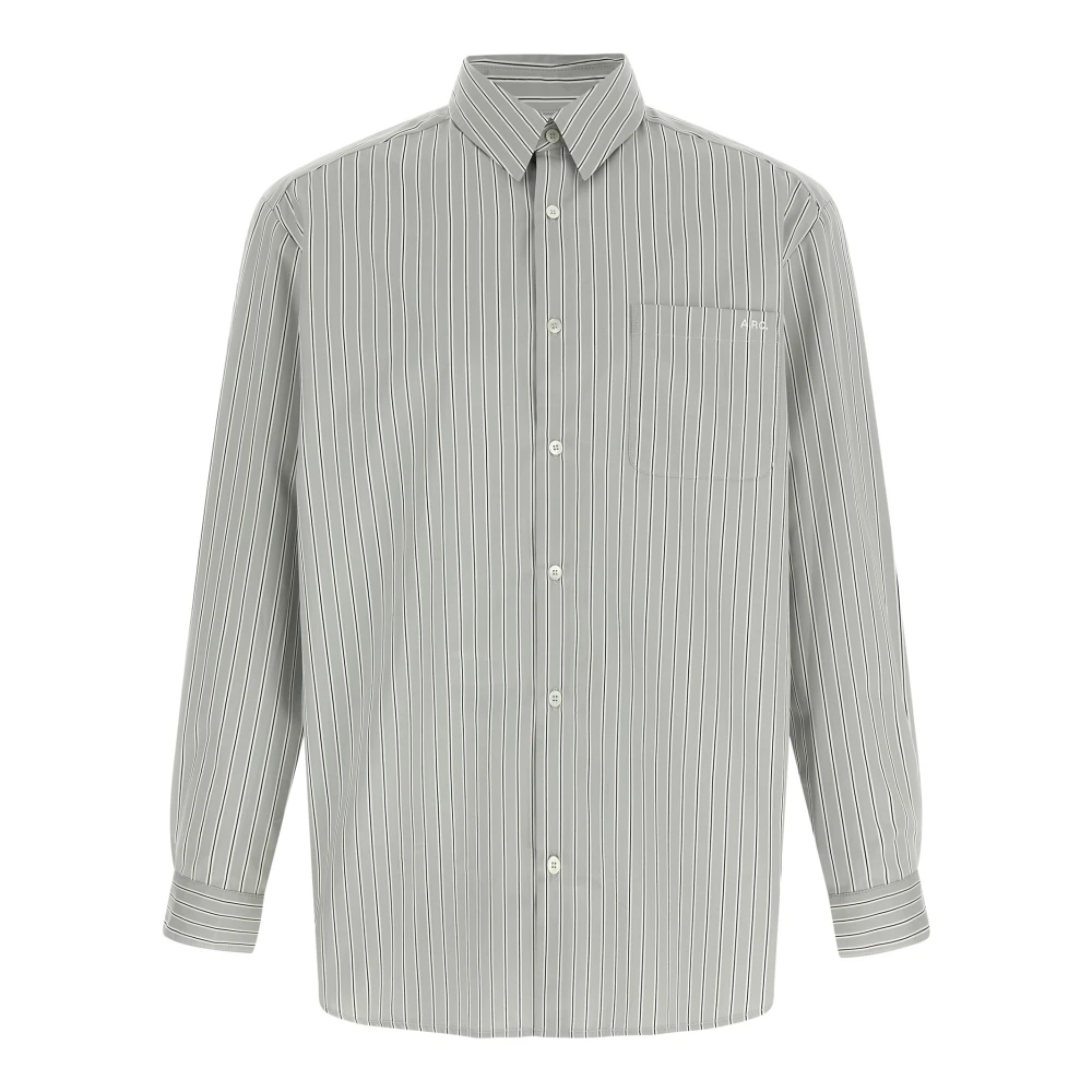 A.p.c. Men's Gray Malo Shirt
