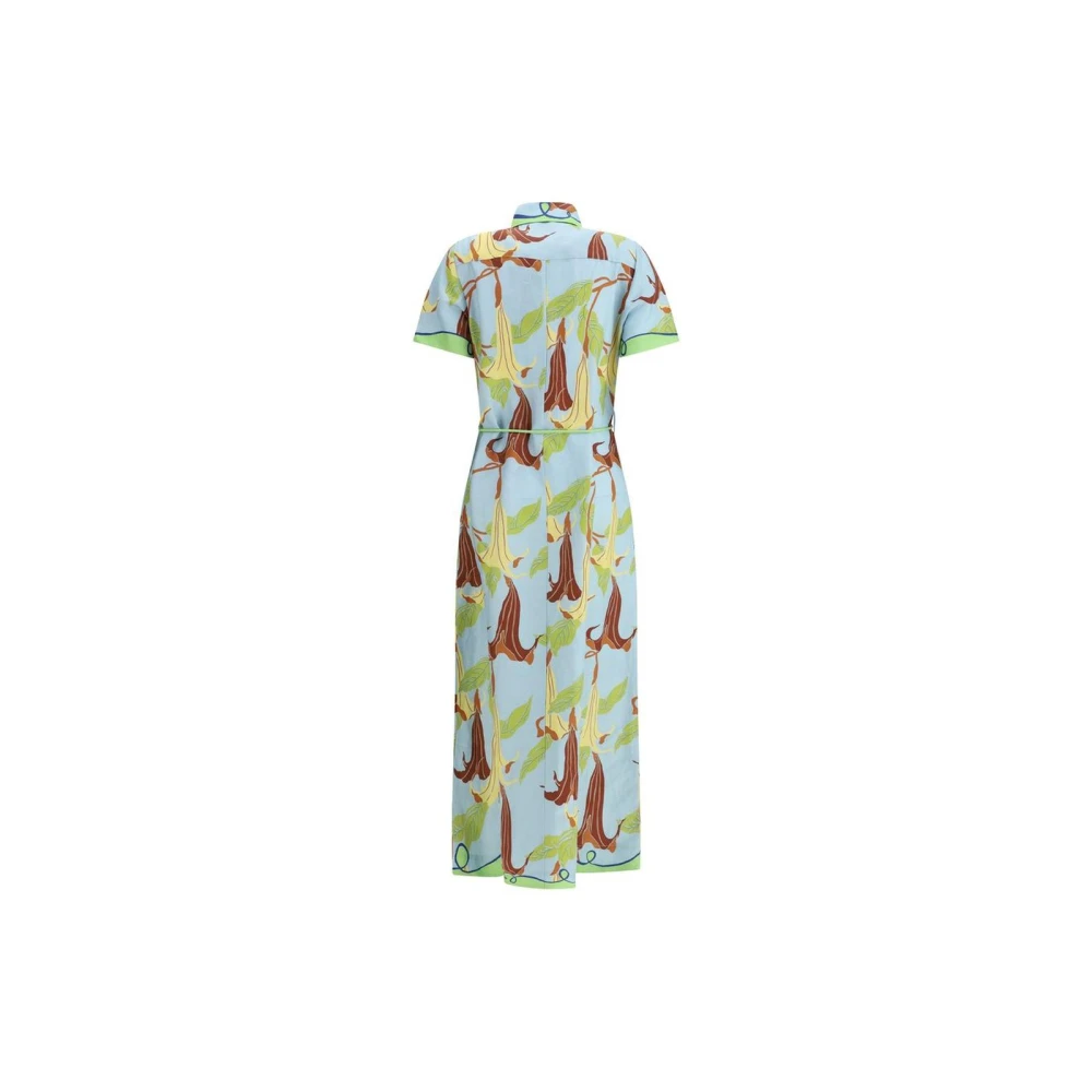 Alemais Bloemenoverhemdjurk met linttaille Multicolor Dames