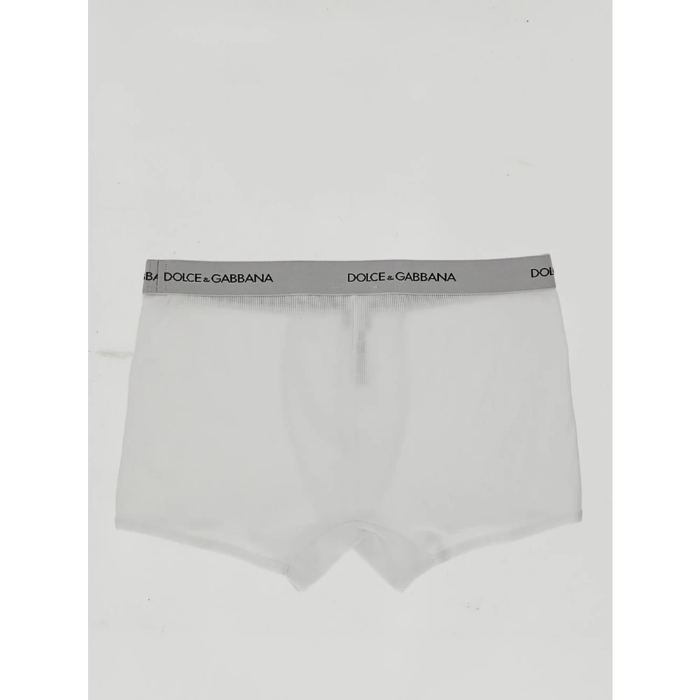 Dolce & Gabbana Katoenen Logo-ondergoed White Heren