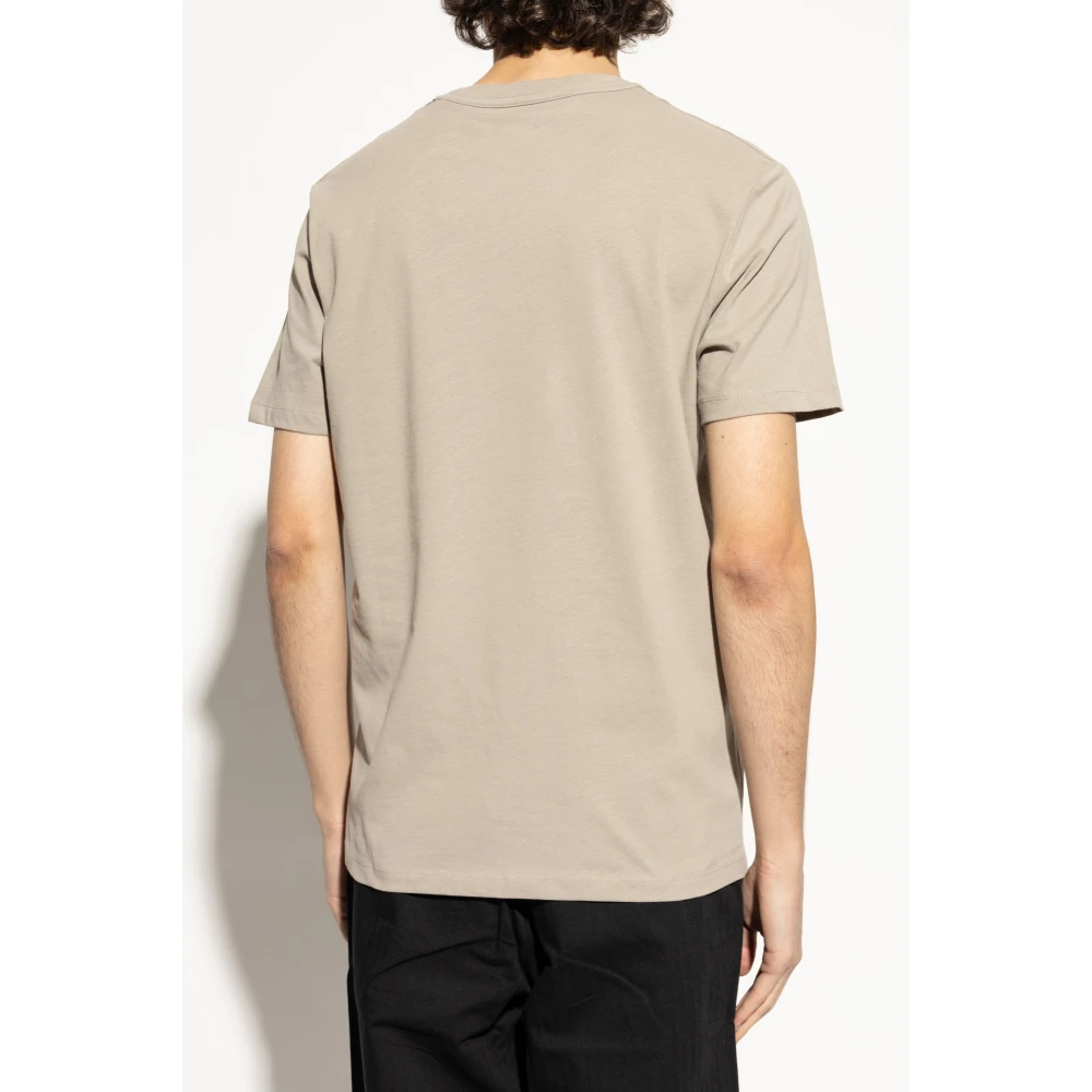 AllSaints T-shirt Brace Beige Heren