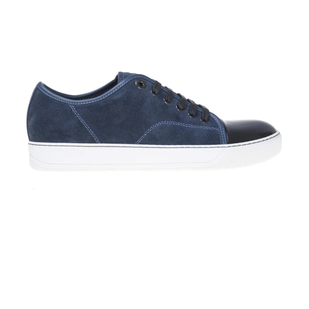 Lanvin Suede Sneakers Blue, Herr