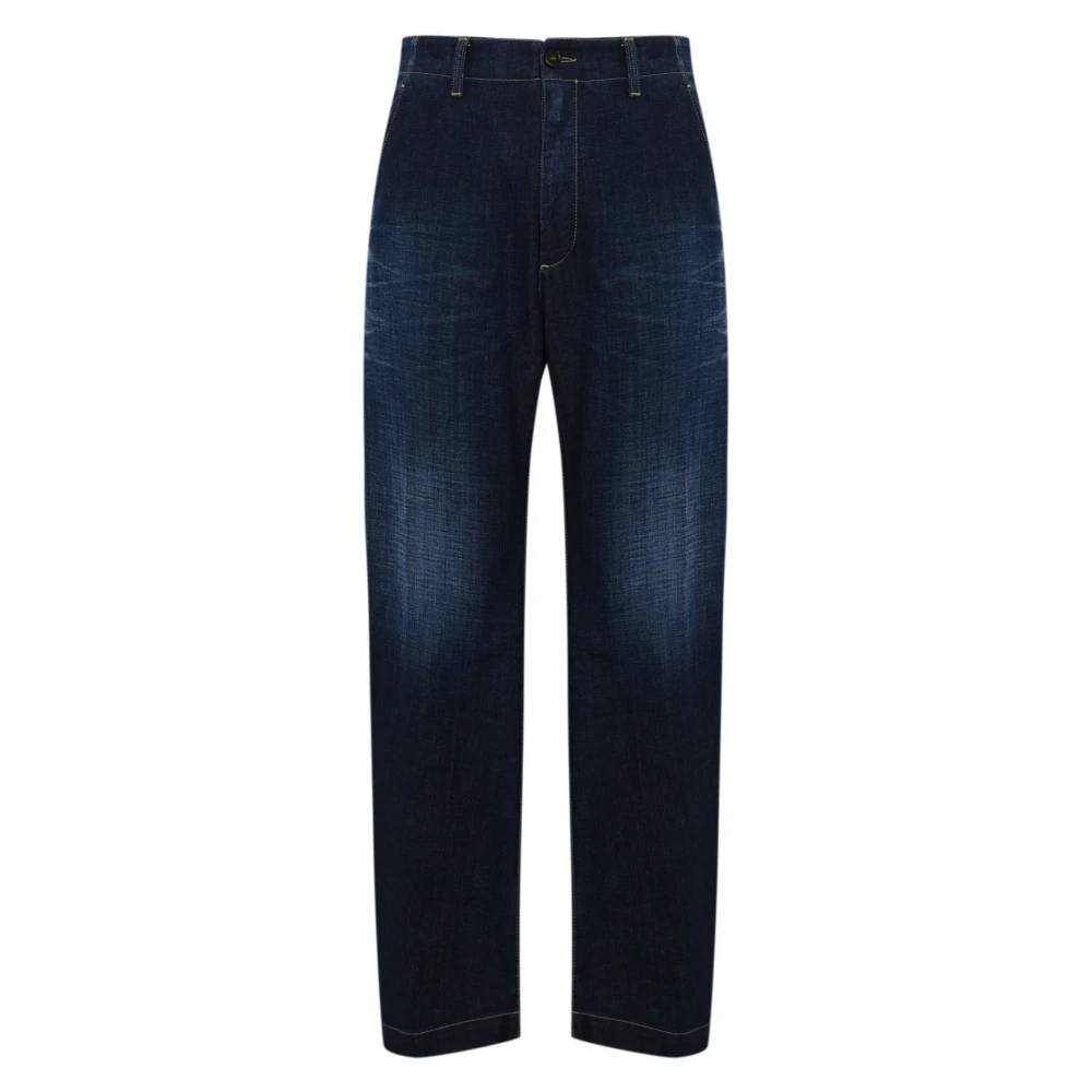 Dsquared2 Donkere Denim Loose Fit Jeans Blue Heren
