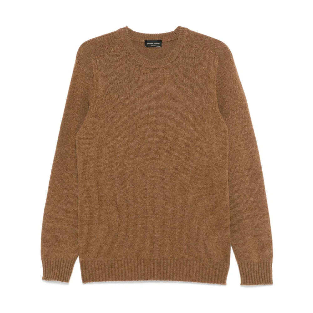 Roberto Collina Bruine Sweaters voor Mannen Brown Heren