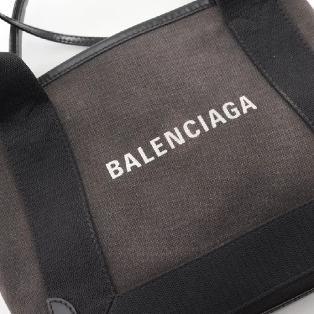 Balenciaga Vintage Pre-owned Cotton balenciaga-bags Black Dames