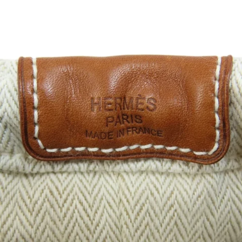 Hermès Vintage Pre-owned Fabric pouches Beige Dames