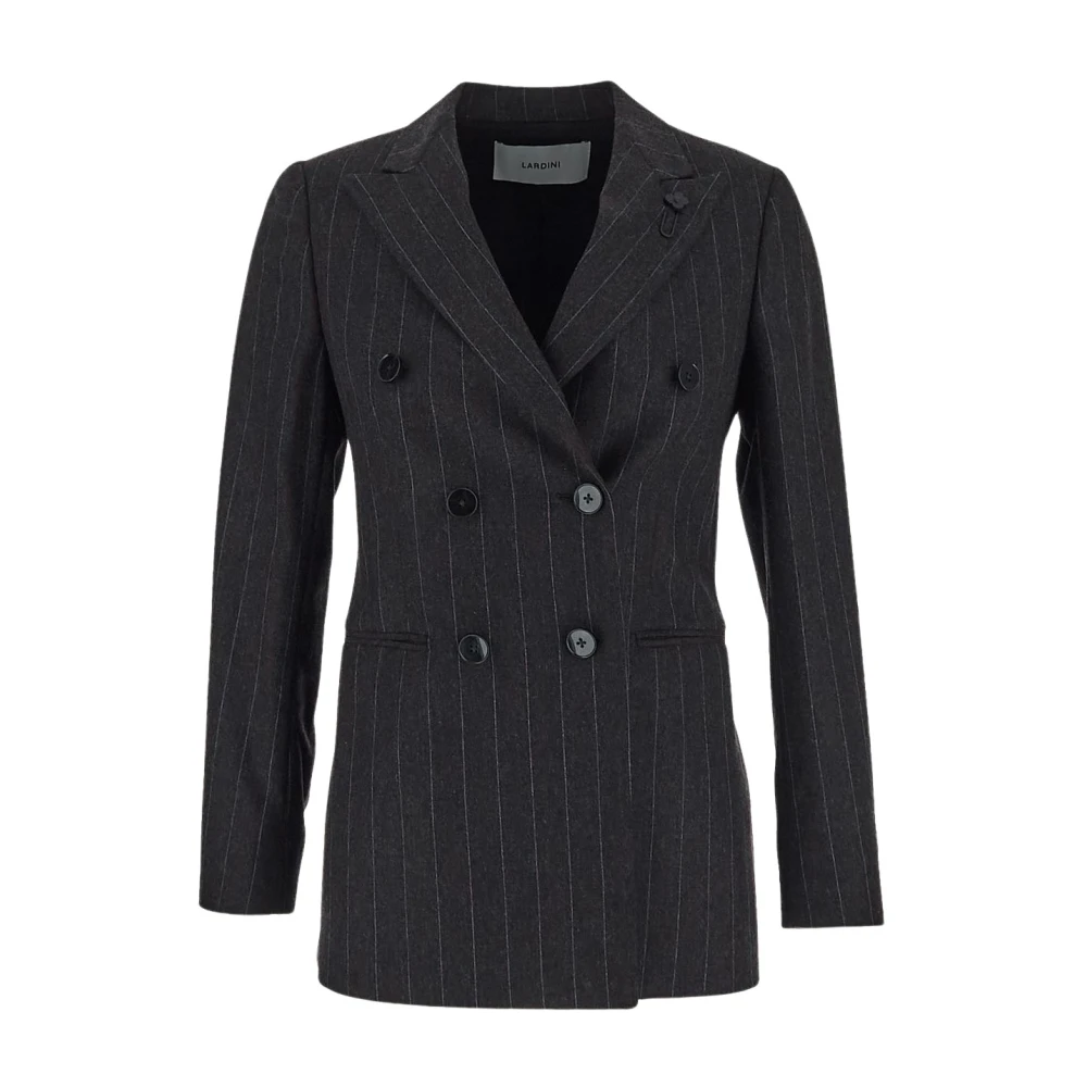 Lardini Wollen double-breasted jas Gray Dames
