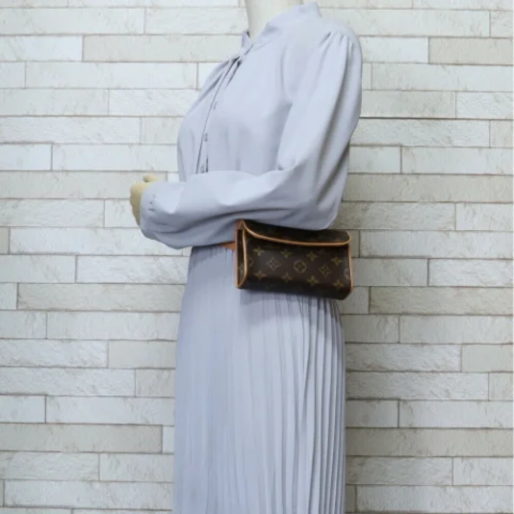 Louis Vuitton Vintage Pre-owned Canvas crossbody-bags Brown Dames