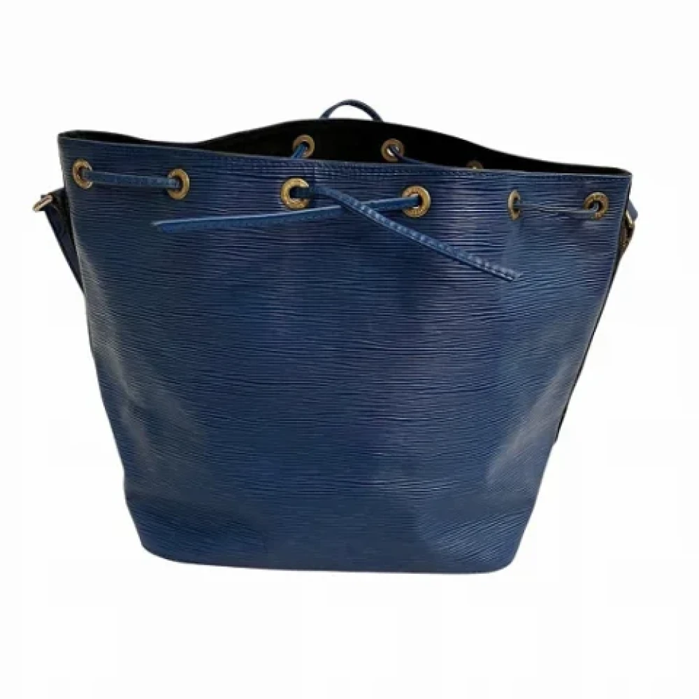 Louis Vuitton Vintage Pre-owned Leather shoulder-bags Blue Dames