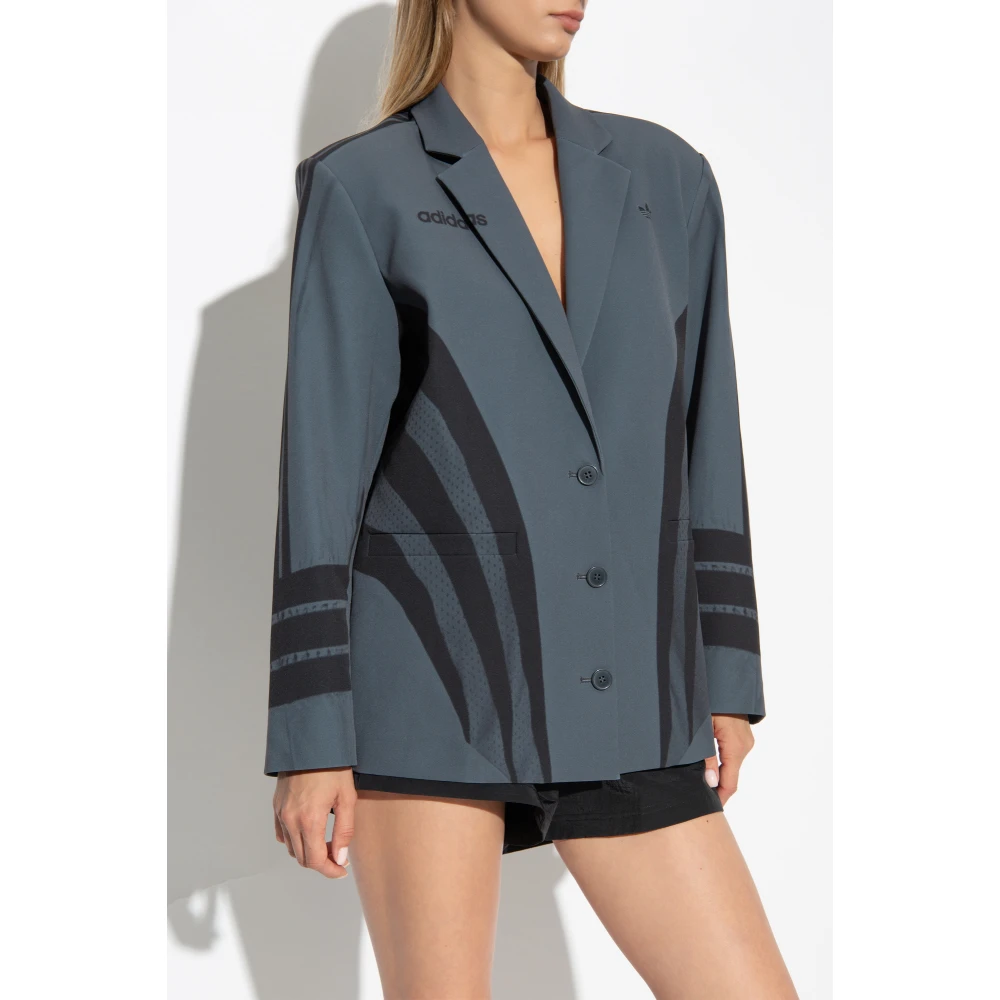 adidas Originals Oversized blazer Gray Dames