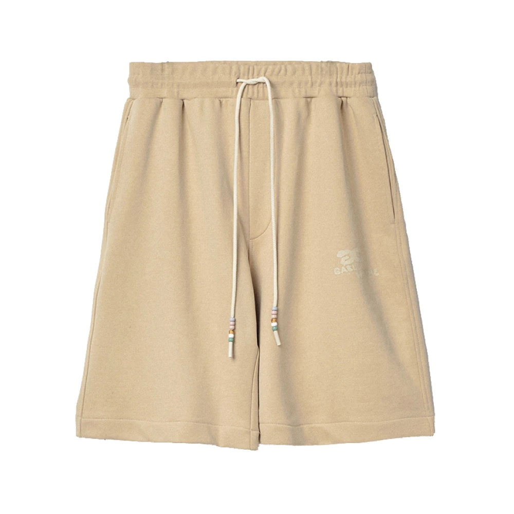 Gaëlle Paris Beige Bermuda Shorts Sommar Essential Beige, Herr