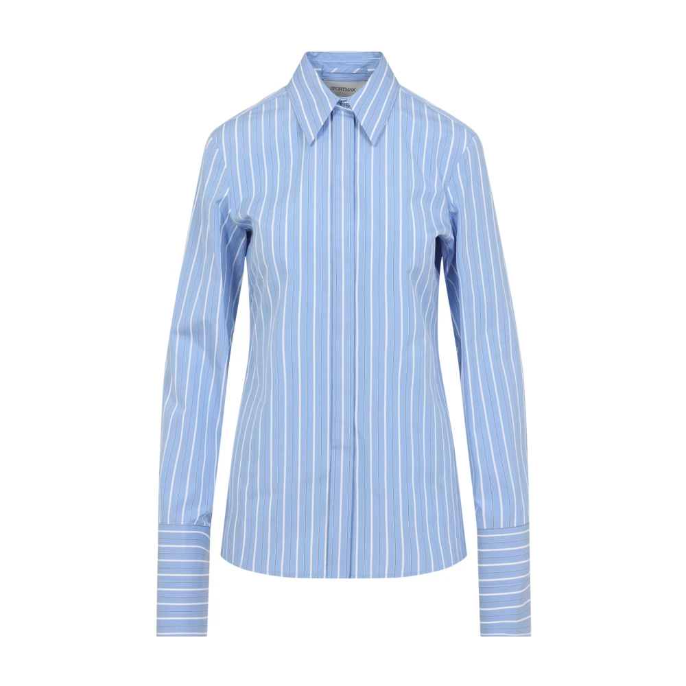SPORTMAX Blauwe Conio Shirt Blue Dames