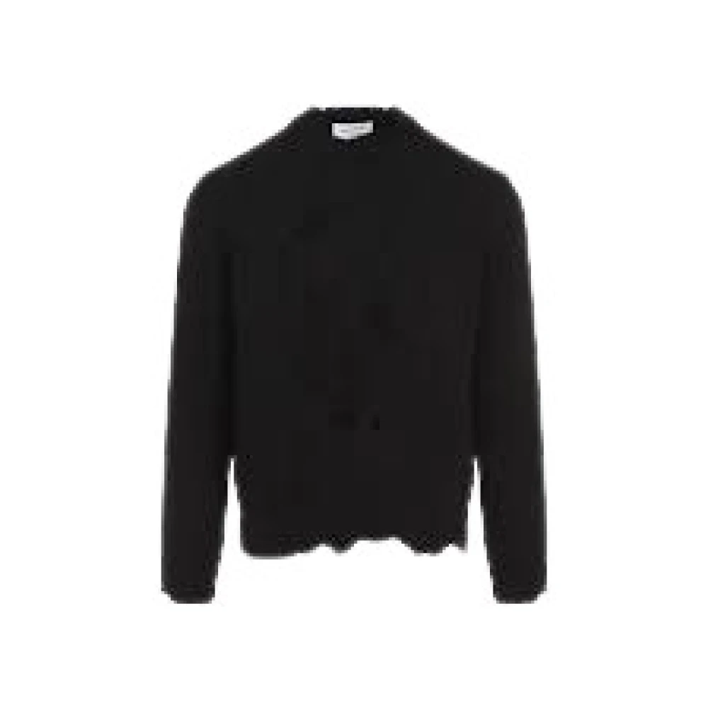 alexander mcqueen Stijlvolle Gebreide Pullover Sweater Black Heren
