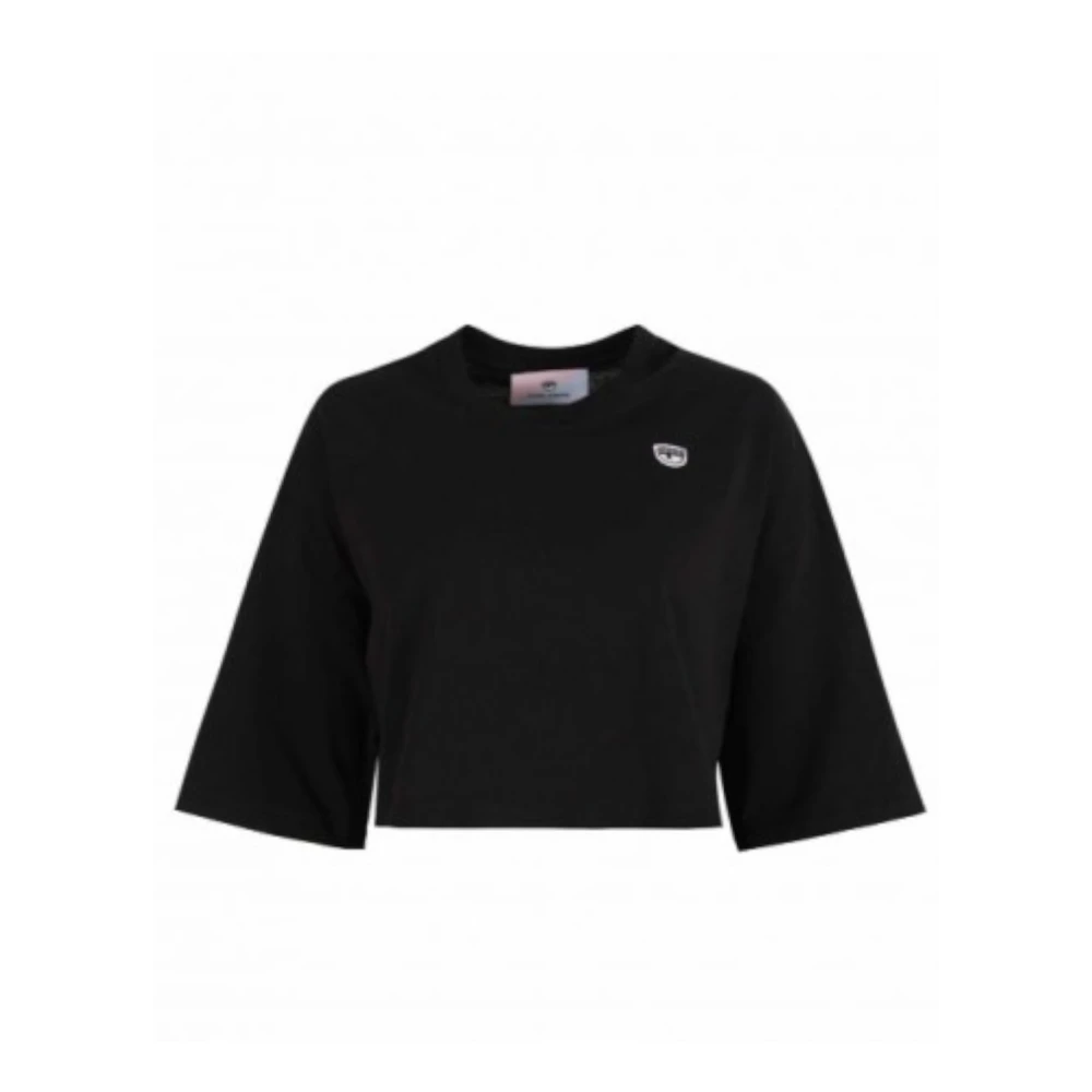 Chiara Ferragni Collection Damen Schwarz Oberteile, K, Mgröße: