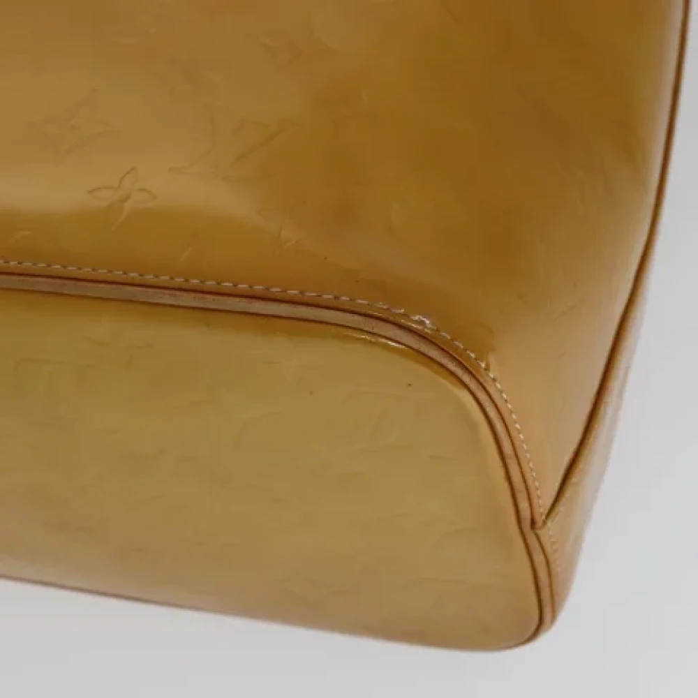 Louis Vuitton Vintage Pre-owned Leather handbags Beige Dames