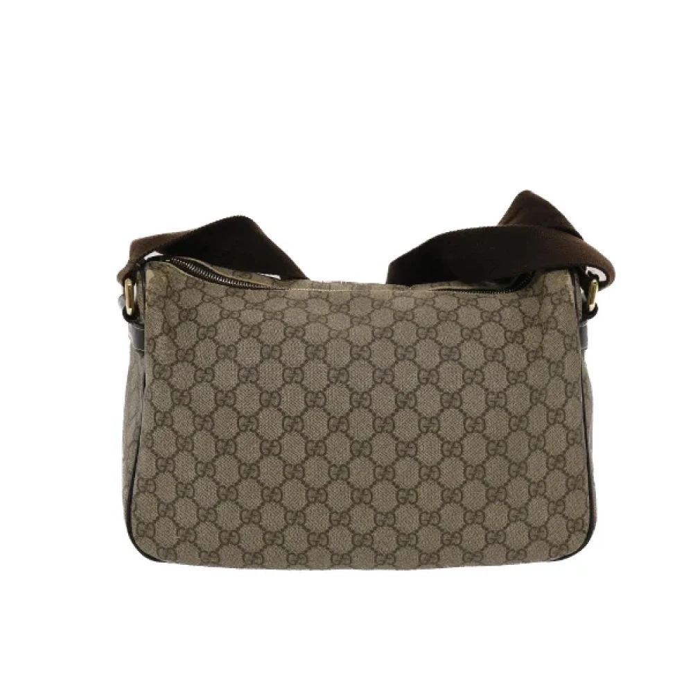 Gucci Vintage Pre-owned Leather gucci-bags Beige Dames