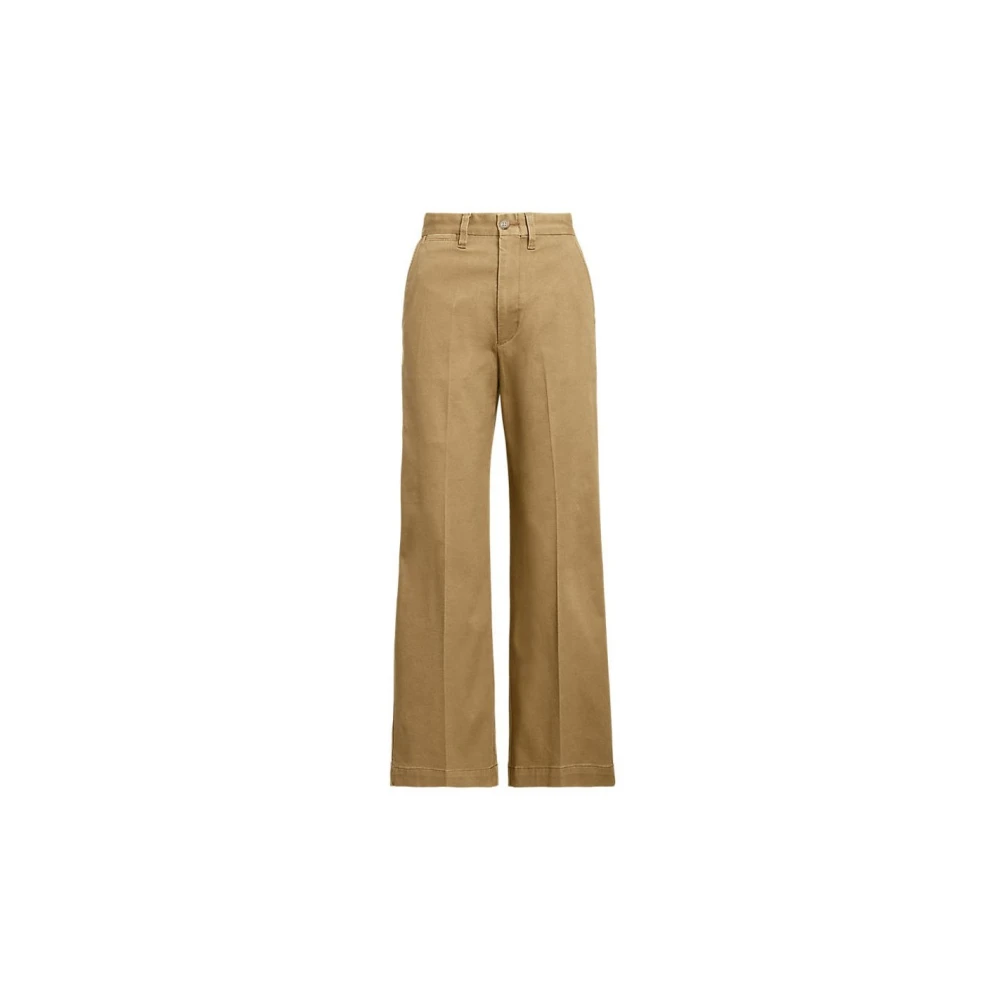 Polo Ralph Lauren Stijlvolle Broeken voor Mannen Beige Dames