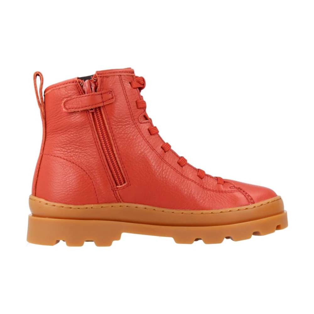 Camper Lace-up Boots Red, Flicka