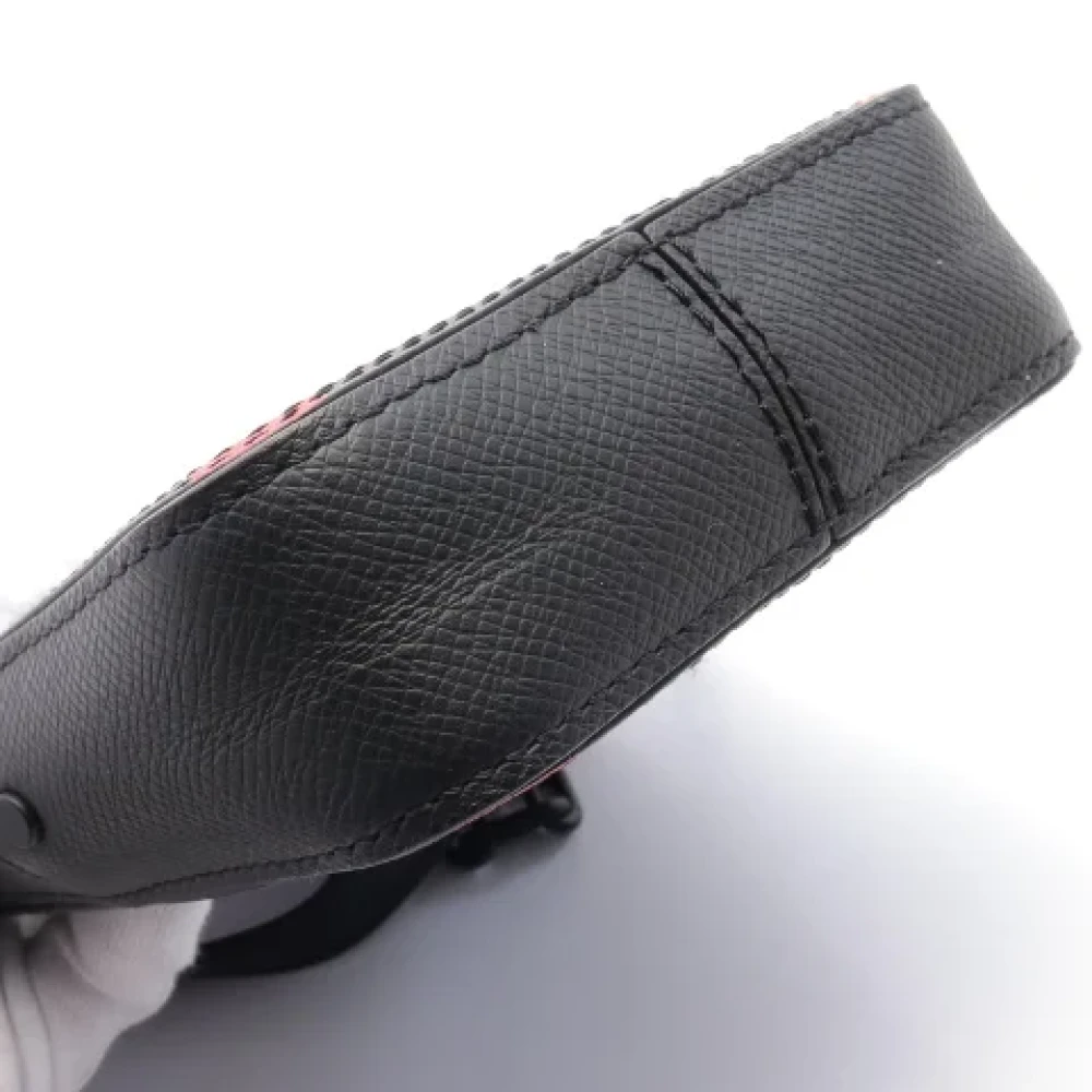 Louis Vuitton Vintage Pre-owned Leather crossbody-bags Black Heren