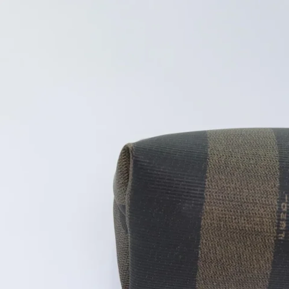 Fendi Vintage Pre-owned Canvas clutches Brown Dames