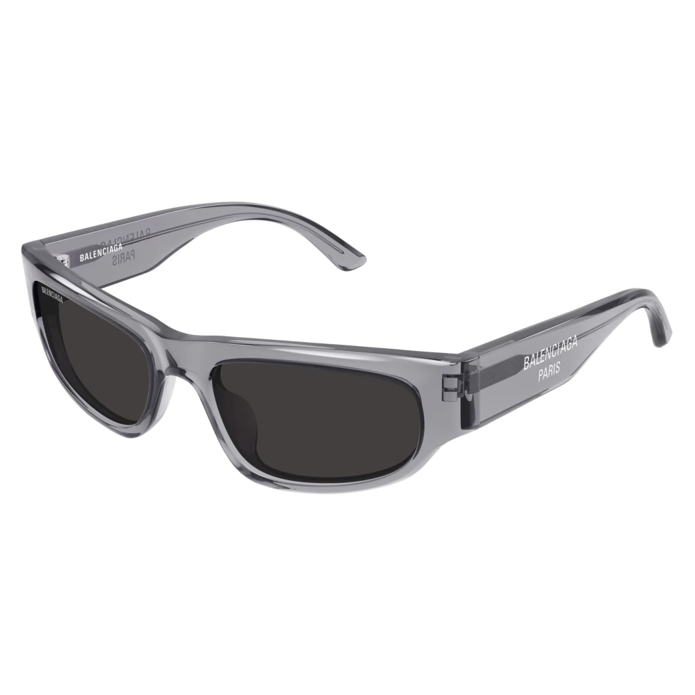 Balenciaga Unisex Gray Rectangle-Frame Acetate Sunglasses, Sunglasses, 56 Mm, Accessories