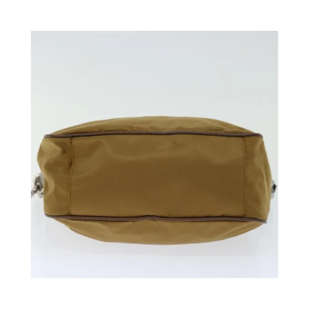 Prada Vintage Pre-owned Nylon prada-bags Brown Dames